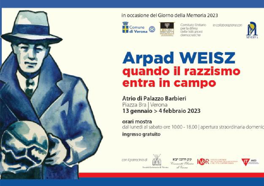 Mostra "Arpad Weisz: quando il razzismo entra in campo" a Verona